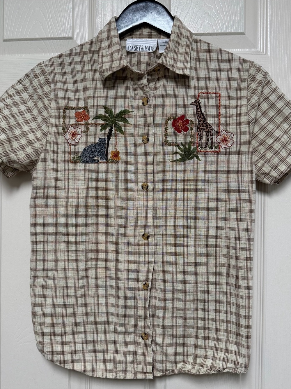 Vintage Casey & Max Women's Safari Shirt